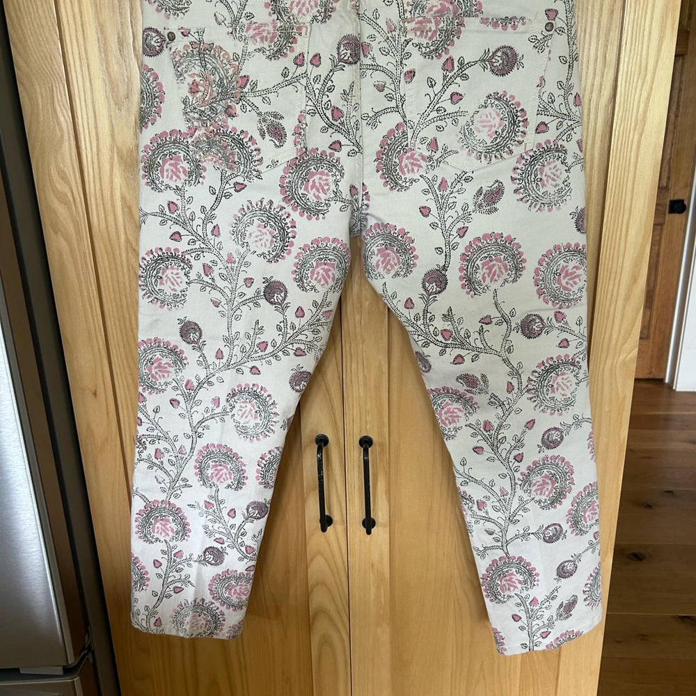 Anthropologie Pilcro Floral Patterned Pants